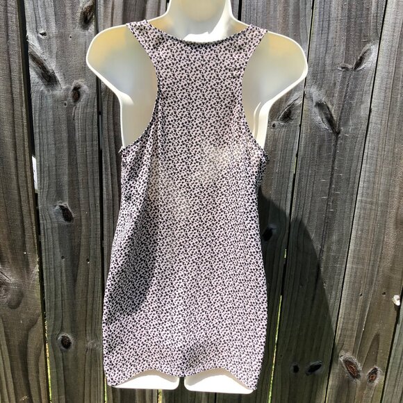 Cabi Small Leopard Print Blouse Tank Sleeveless Top Cheetah Cream Black 818 Easy - Picture 6 of 8